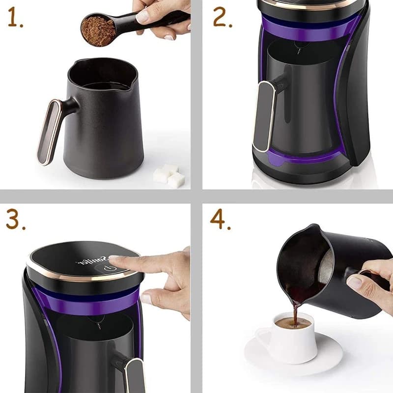Sonifer Automatic Turkish Coffee Maker with Safety System