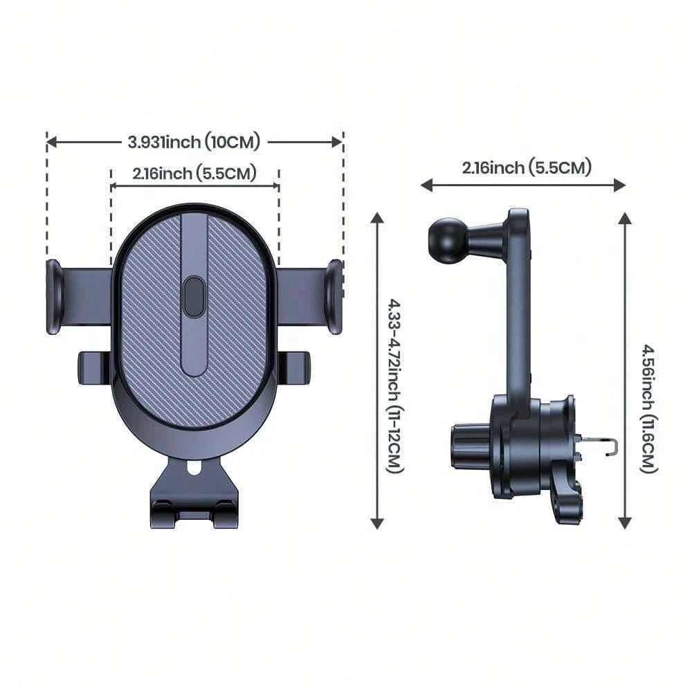 TOPK Auto-Locking 360° Rotating Car Phone Holder