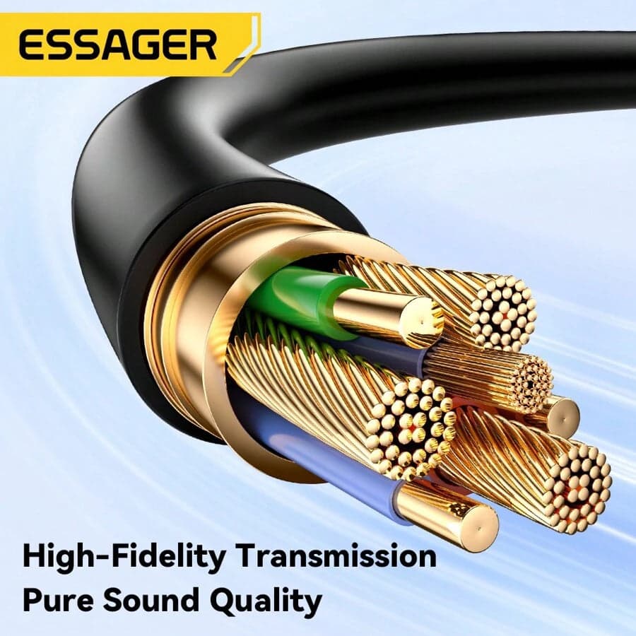 جهاز استقبال الصوت Essager Bluetooth 5.0 للسيارة