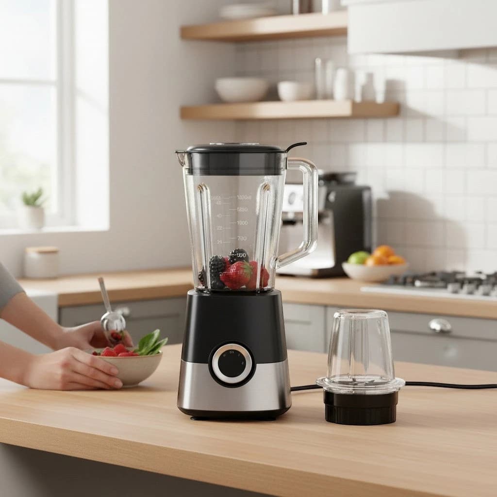 Countertop Blender with Grinder Attachment