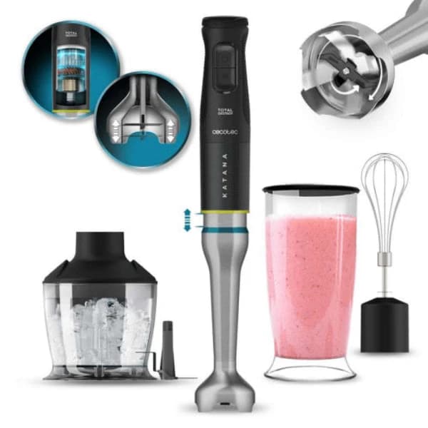 Cecotec Hand Blender Total Destroy 1200W, 700ml, Black