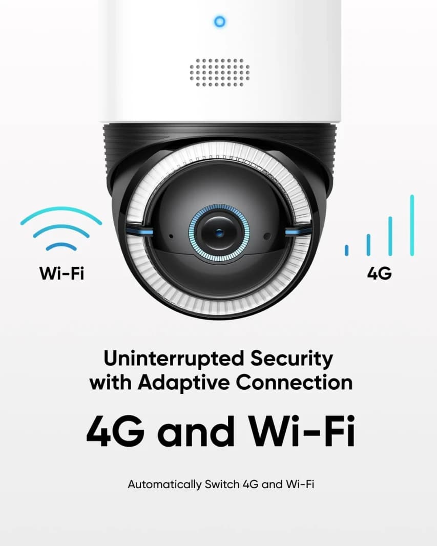 Anker Eufy 4G LTE Cam S330, White