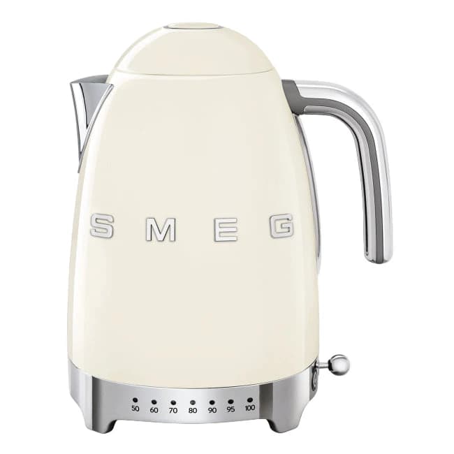 Smeg Variable Temperature Kettle, 1.7L, Cream