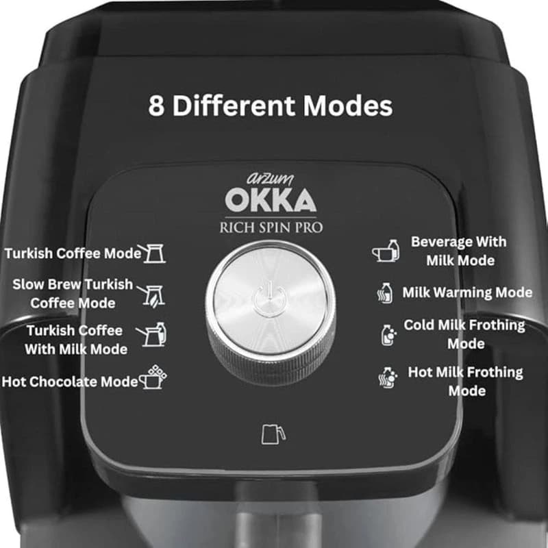 Okka Rich Spin Pro Turkish Coffee Maker