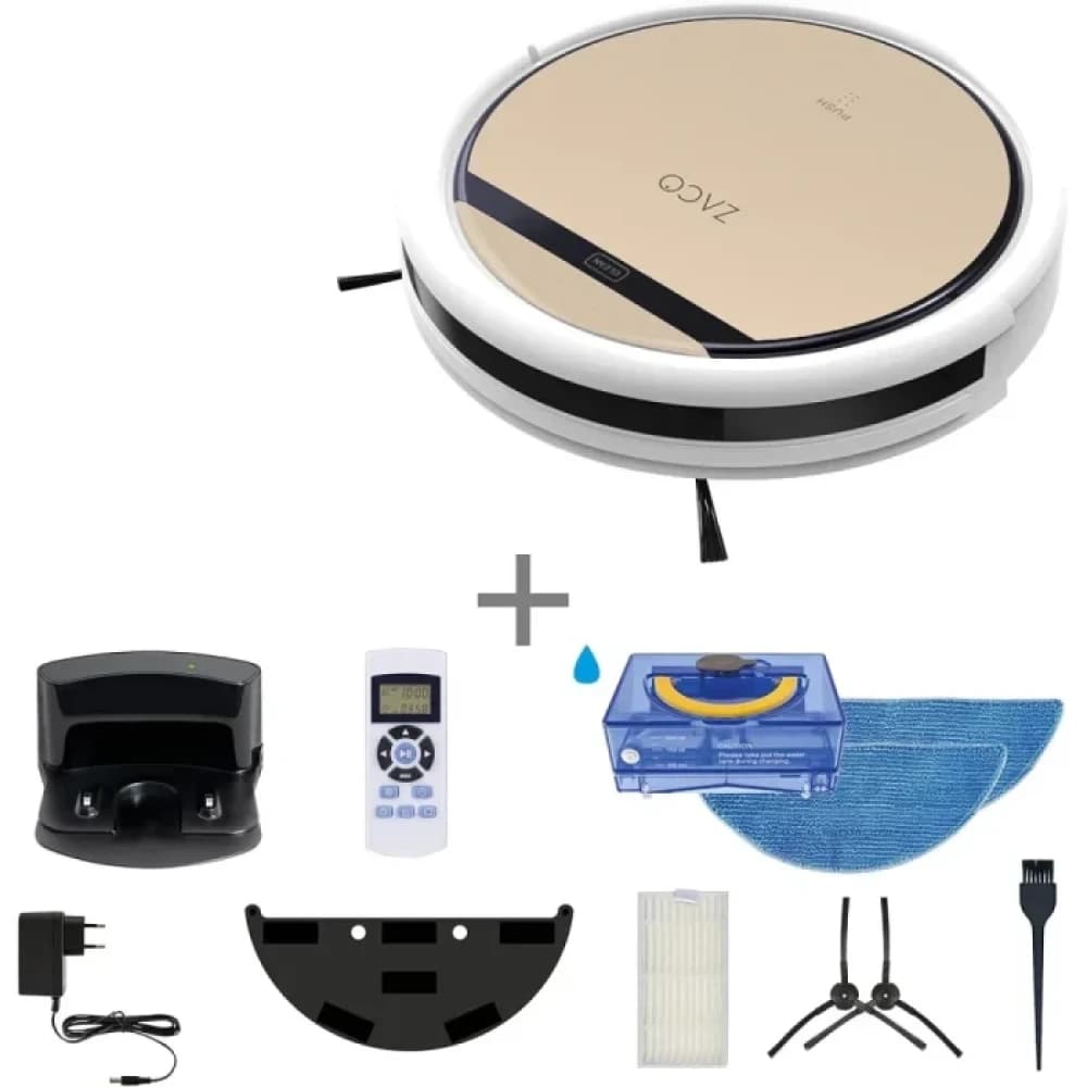 ZACO V5sPro 2-in-1 Robot Vacuum Cleaner with Cleaning Function