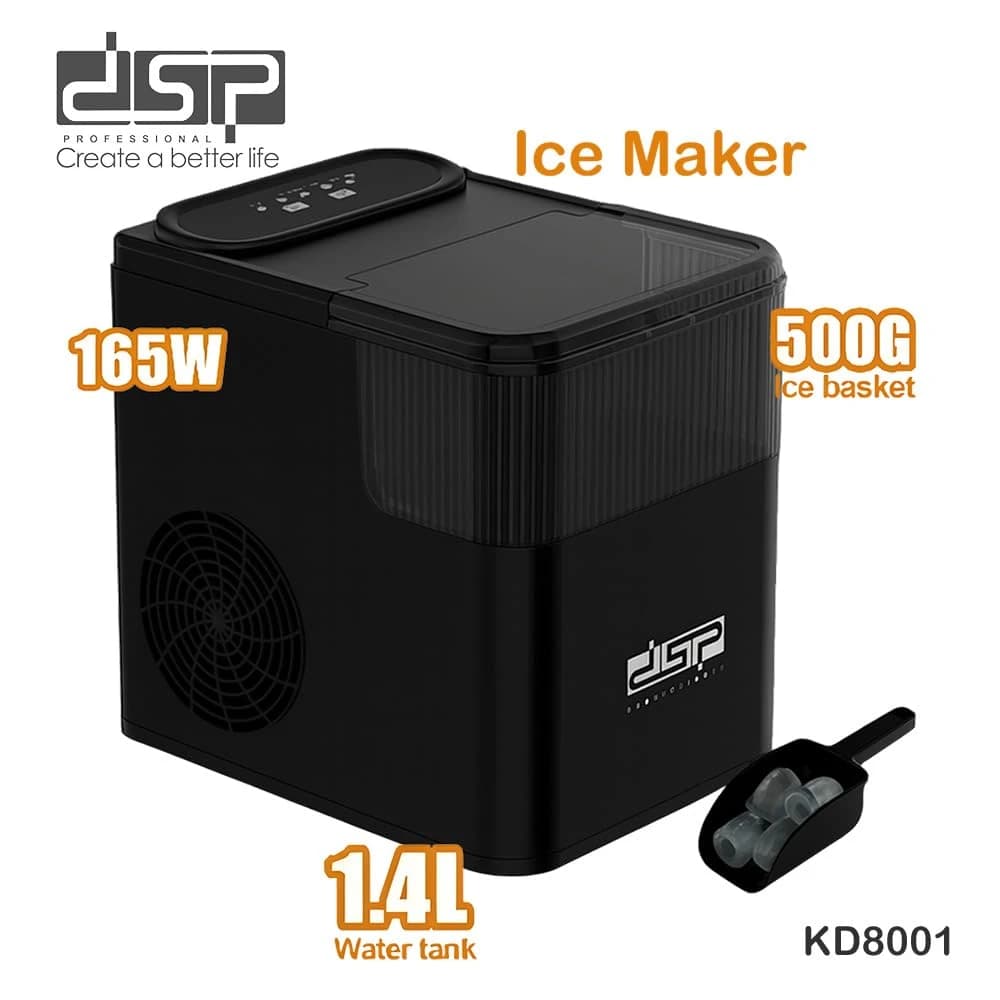 DSP Ice Maker 12kg (Black)
