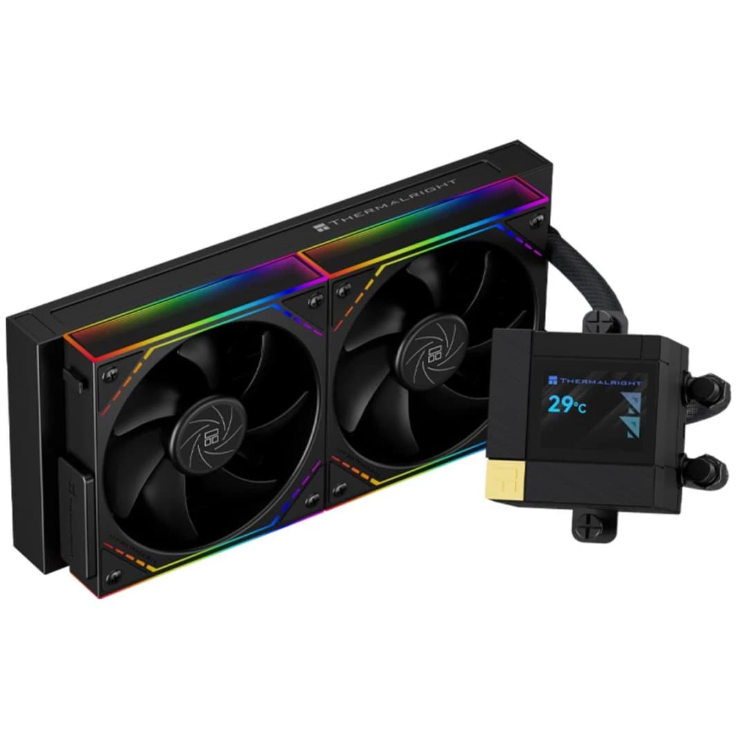 Thermalright Core Matrix 240 Vision ARGB BLACK CPU Liquid Cooler with 2" LCD Display