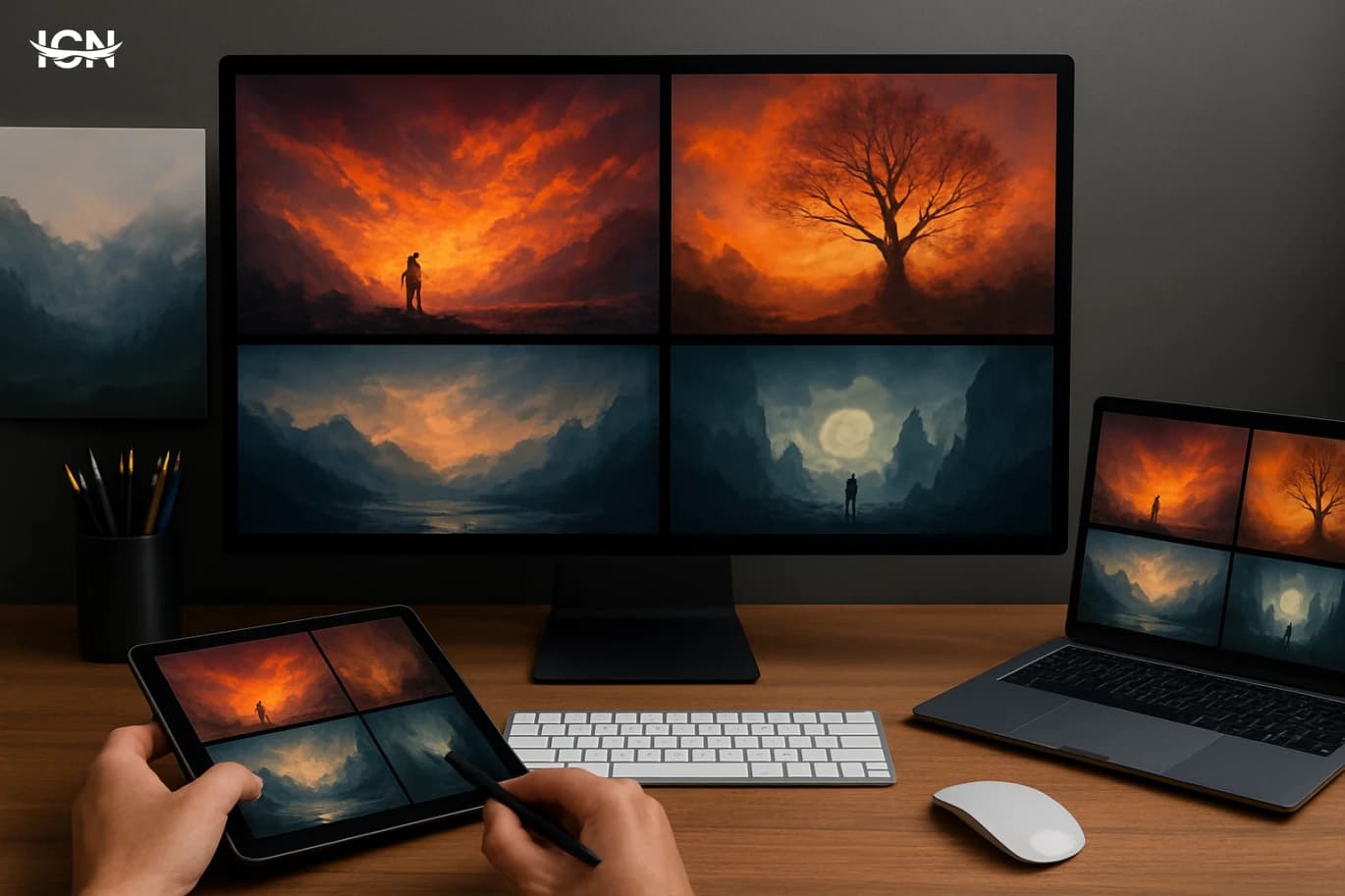 Designing a Cohesive Digital Art Series