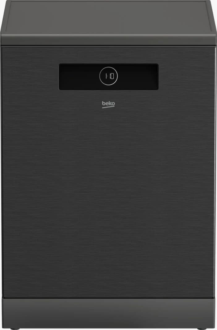 Beko Dishwasher 8 Programs 15 Place Settings 4 Sprayers 3 Baskets Dark Silver BDEN38523D
