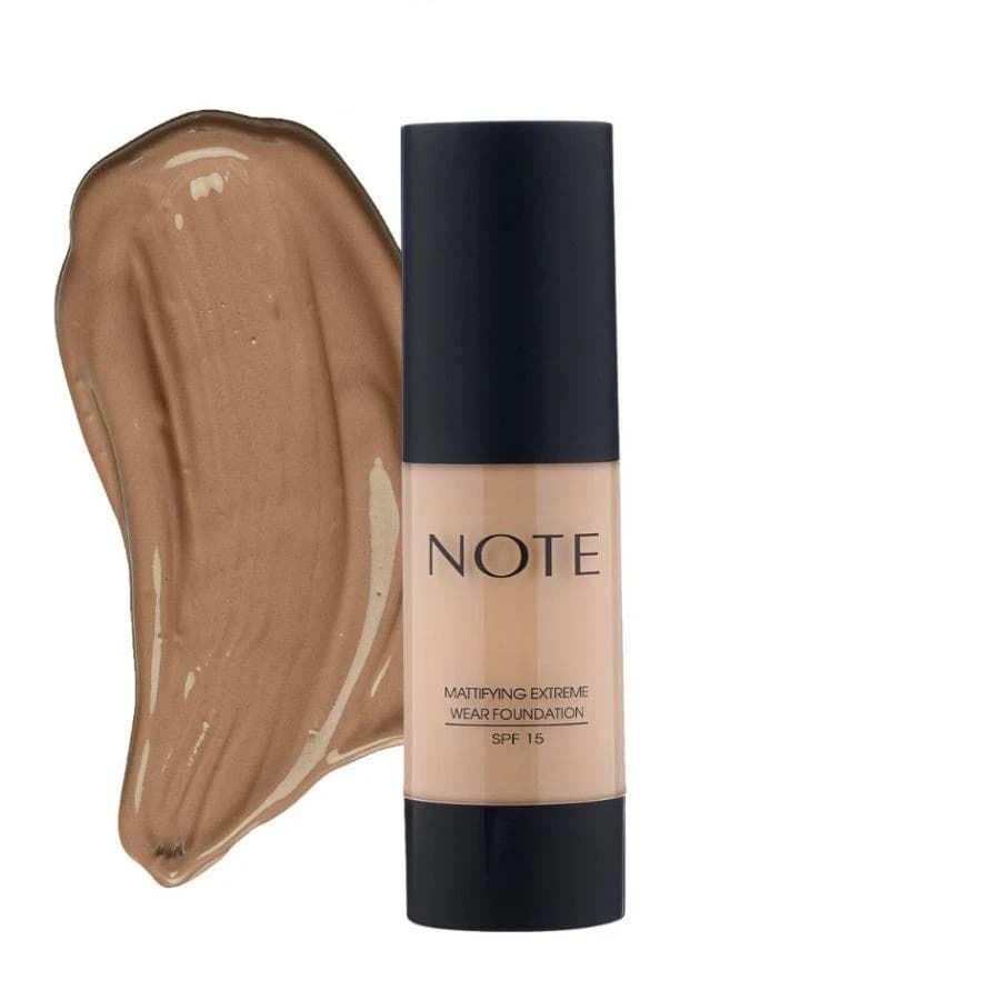 Note Maatifying Extreme Wear Foundation Shades SPF 15