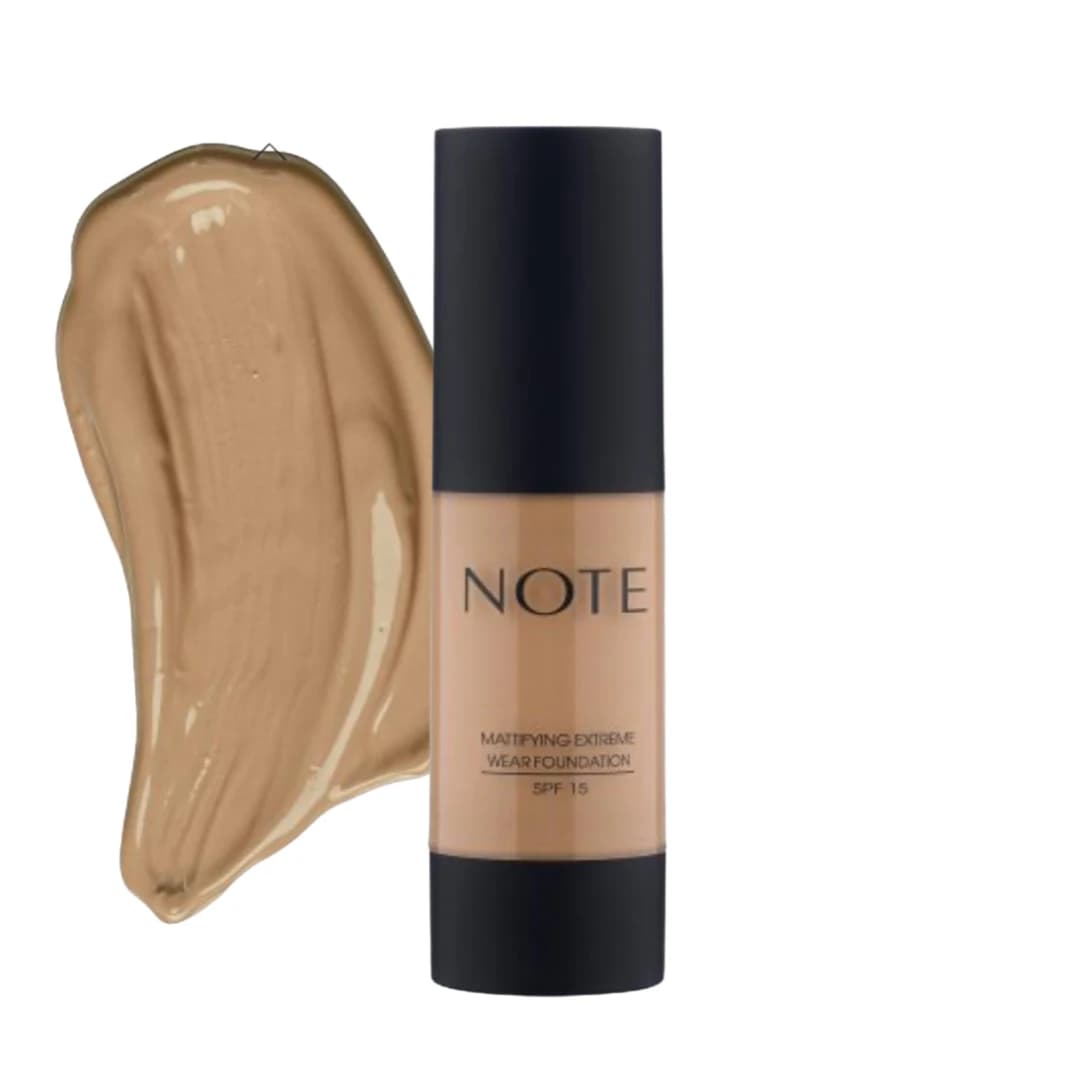 Note Maatifying Extreme Wear Foundation Shades SPF 15