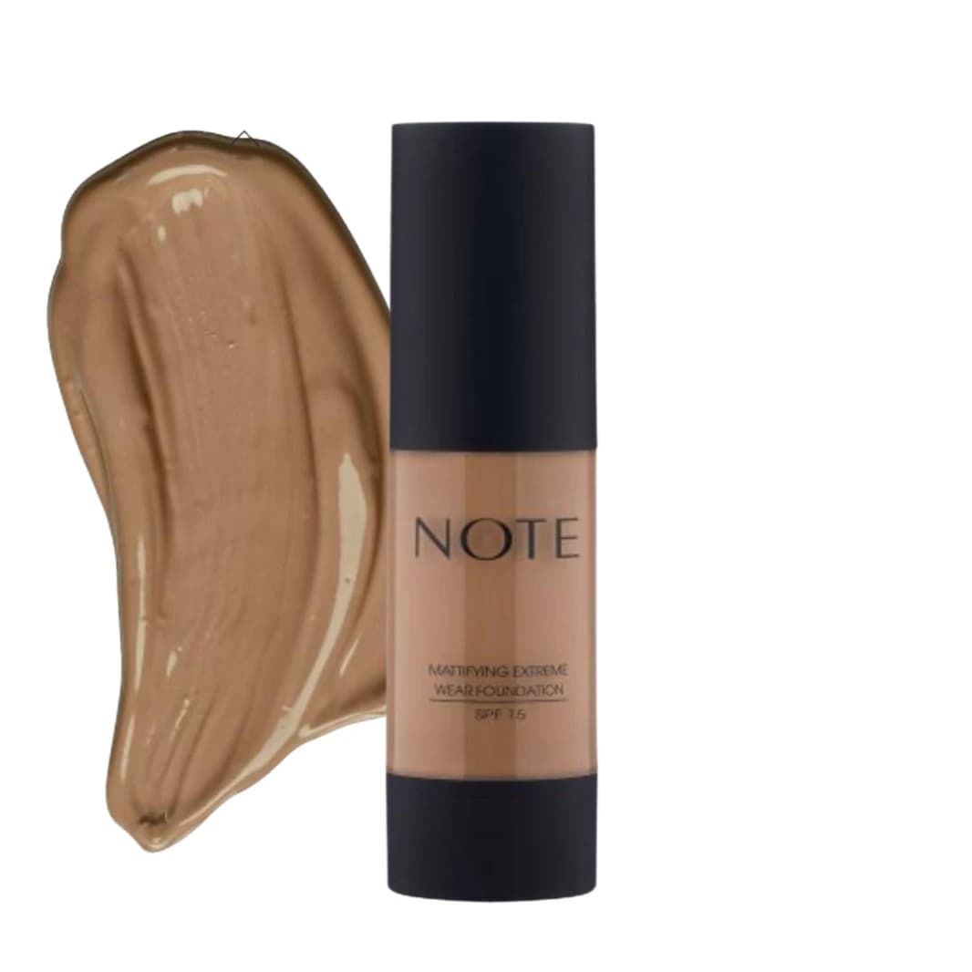 Note Maatifying Extreme Wear Foundation Shades SPF 15
