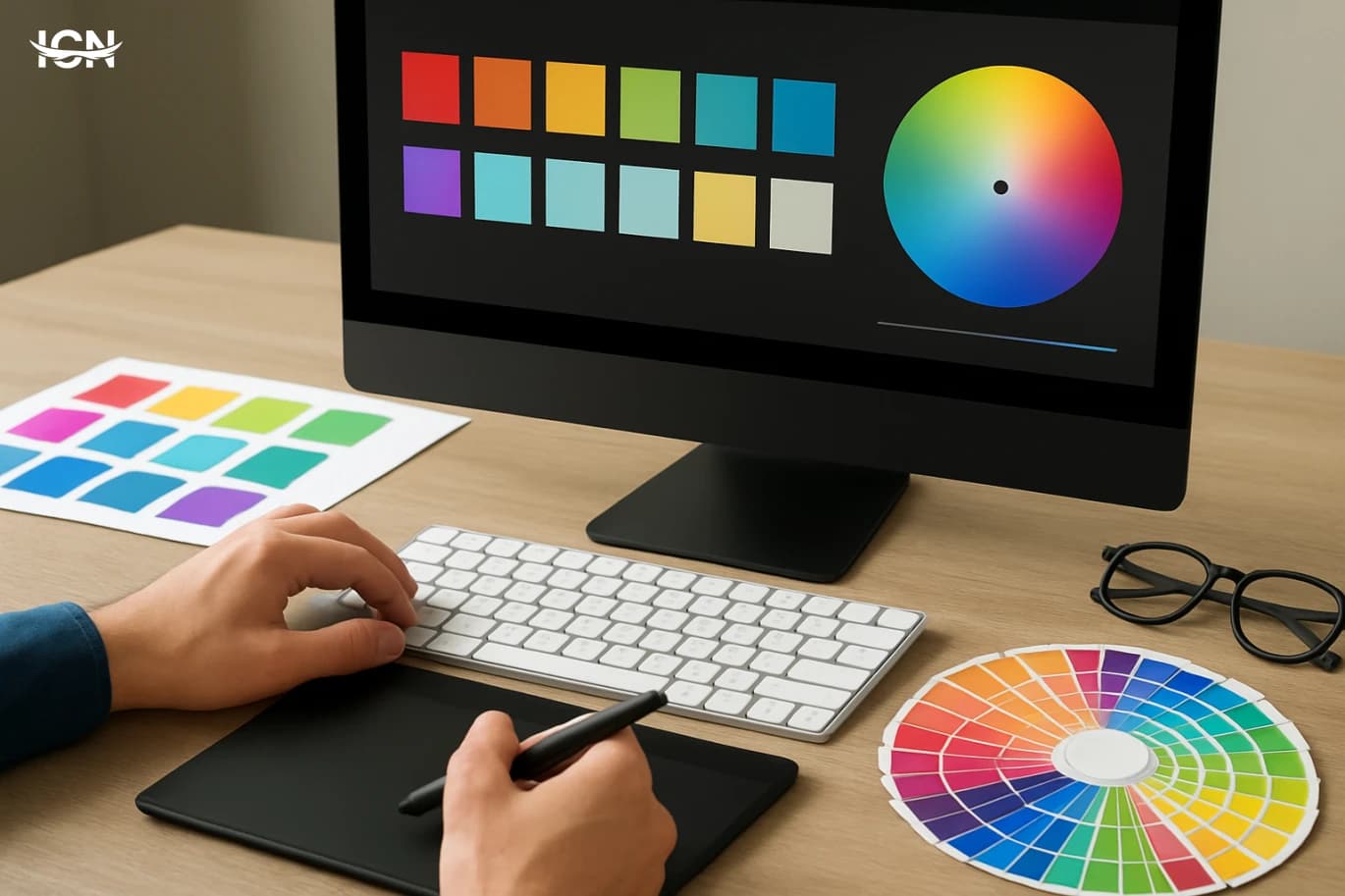 Designing Accessible Color Palettes for Digital Art