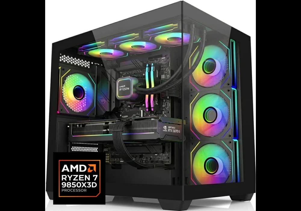 CompuMe 9850X3D Gaming Desktop | AMD Ryzen™ 7 9850X3D