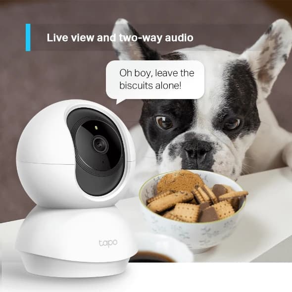 Tapo 2MP Indoor Pan/Tilt Security Wi-Fi Camera TC70
