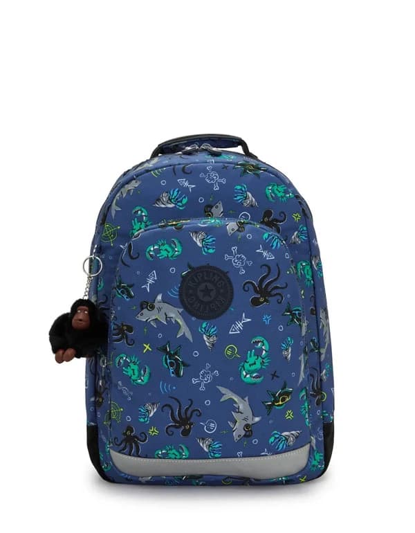 Kipling Classroom Backpack - Undersea Party