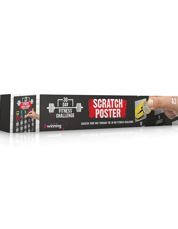 Scratch Poster - 100 Day Fitness Challenge