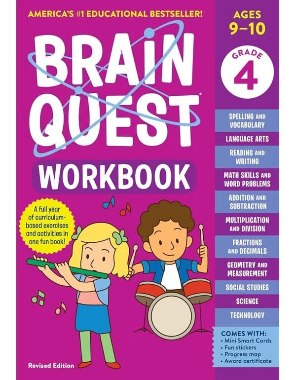 Brain Quest Workbook: 4th Grade (Revised Edition)