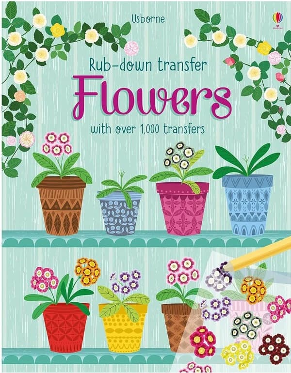 Flower Transfer Art Book