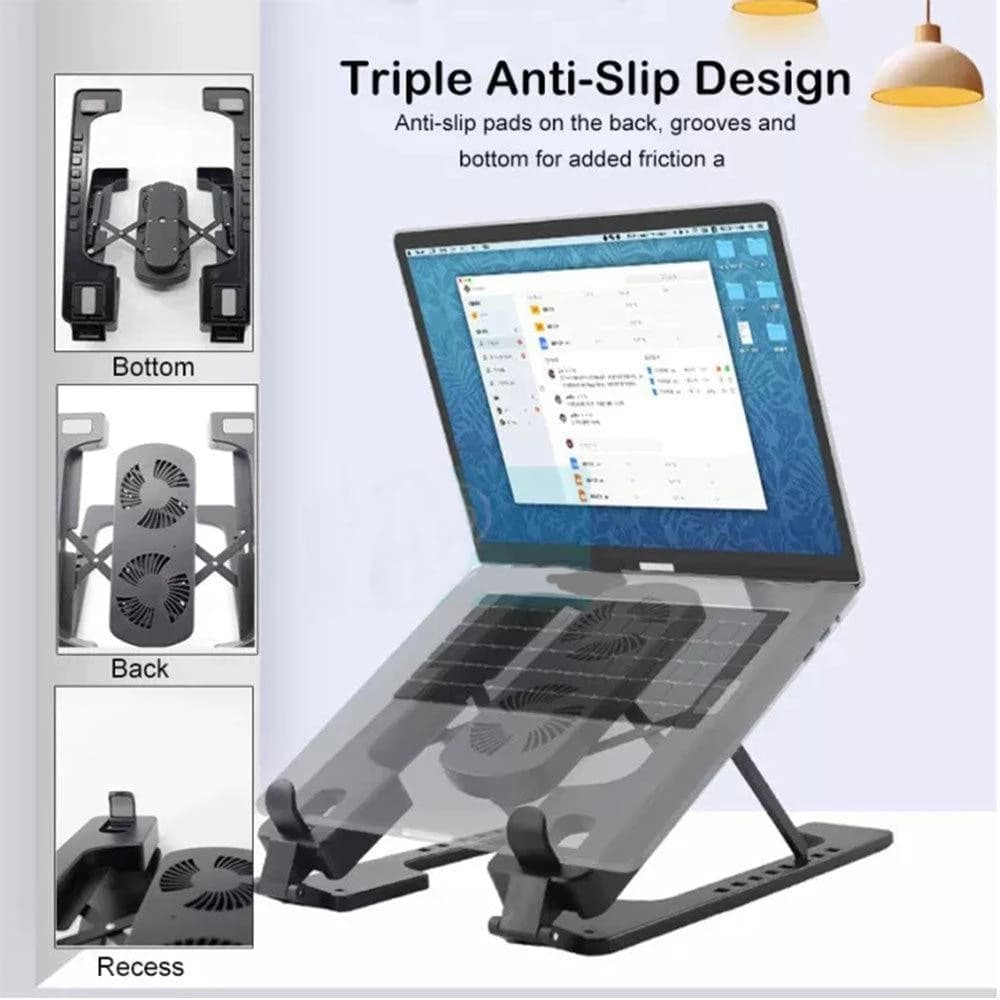 Multi Position Foldable Bracket Laptop Cooler Tablet Stand H688