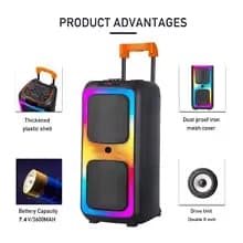 Ndr-1097 Professional Wireless Trolley Speaker