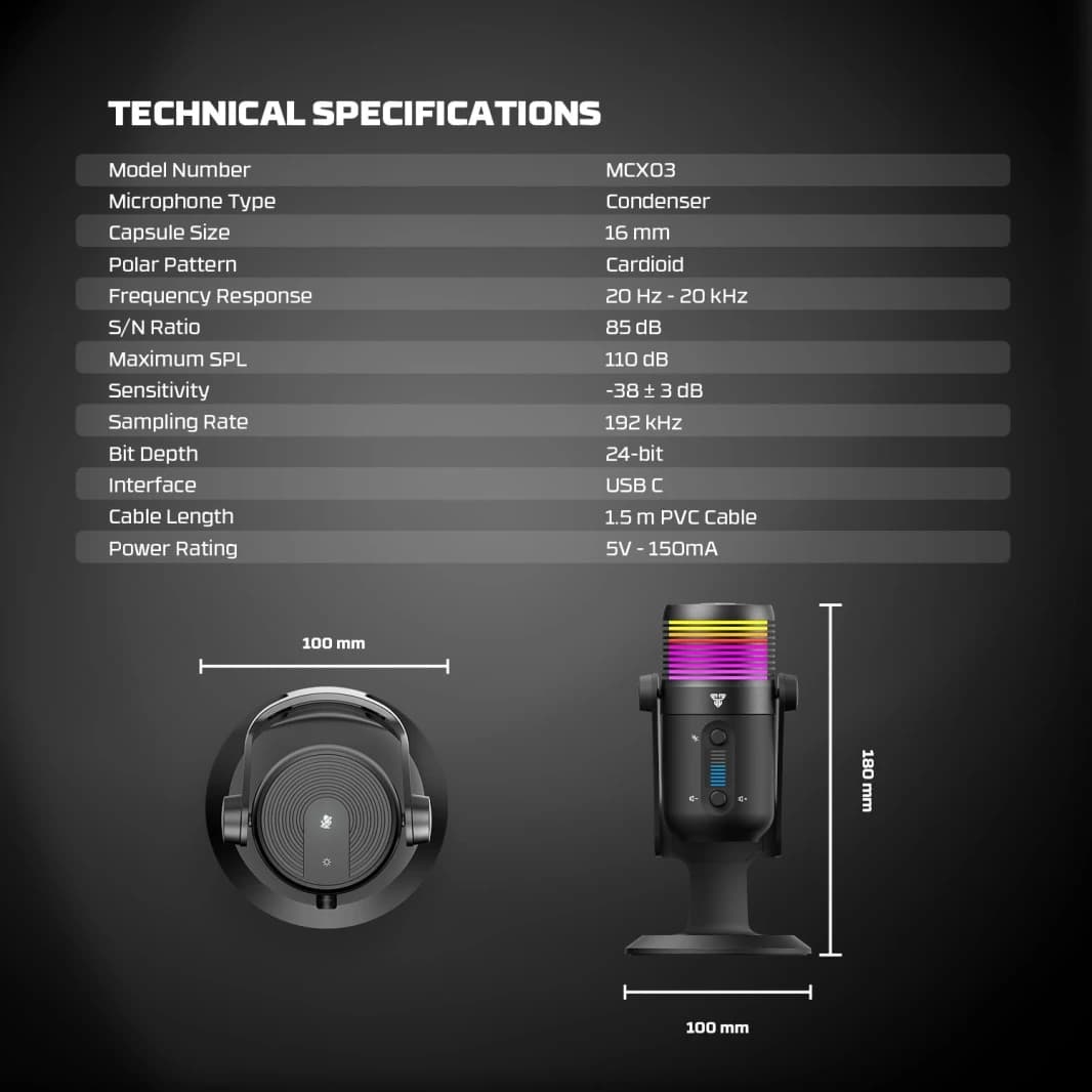 Mcx03 Leviosa Max Condenser Microphone