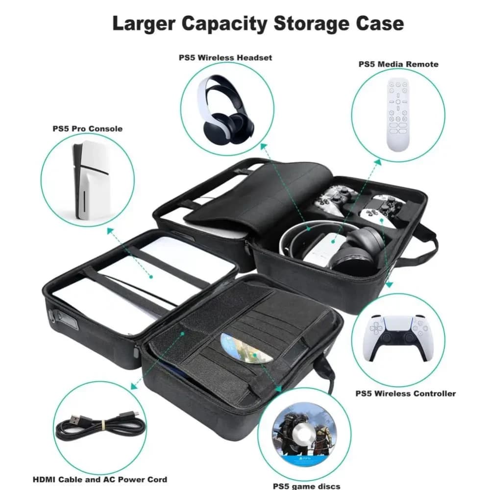 Portable Hard Case for PS5 Slim Console