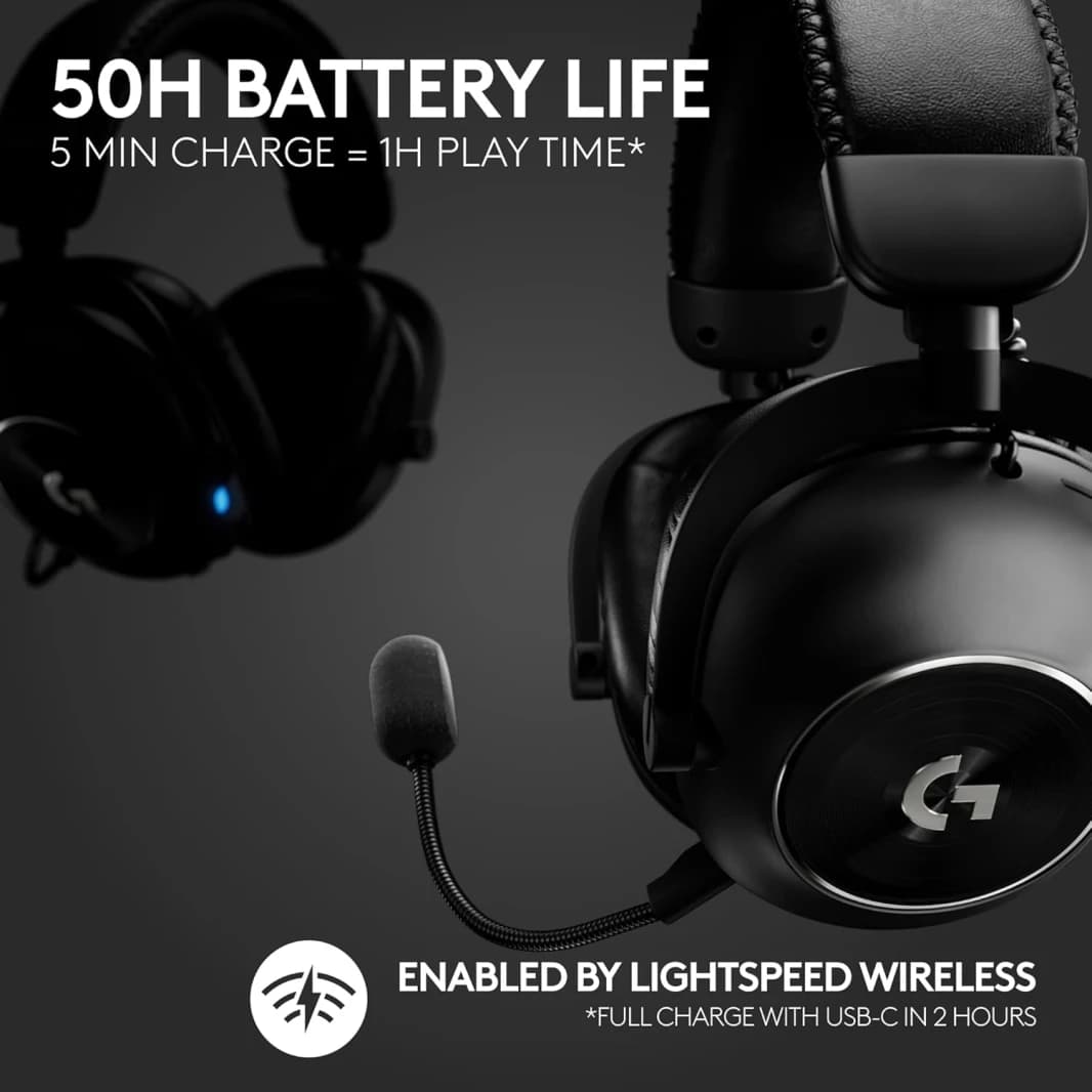 Logitech G Pro X 2 Lightspeed Wireless Gaming Headset - Pink