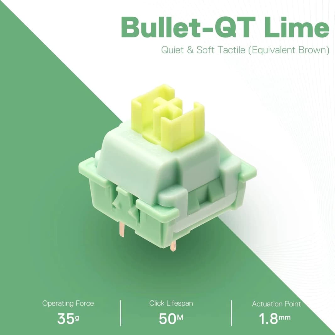 Redragon A113 Bullet-qt Soft Tactile Mechanical Switch