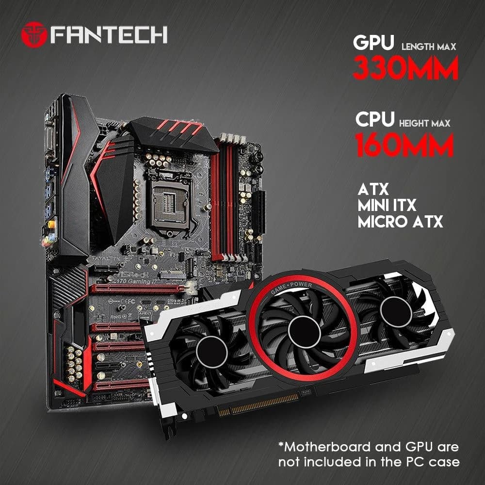 Fantech Aero CG80 RGB Mid Tower Case