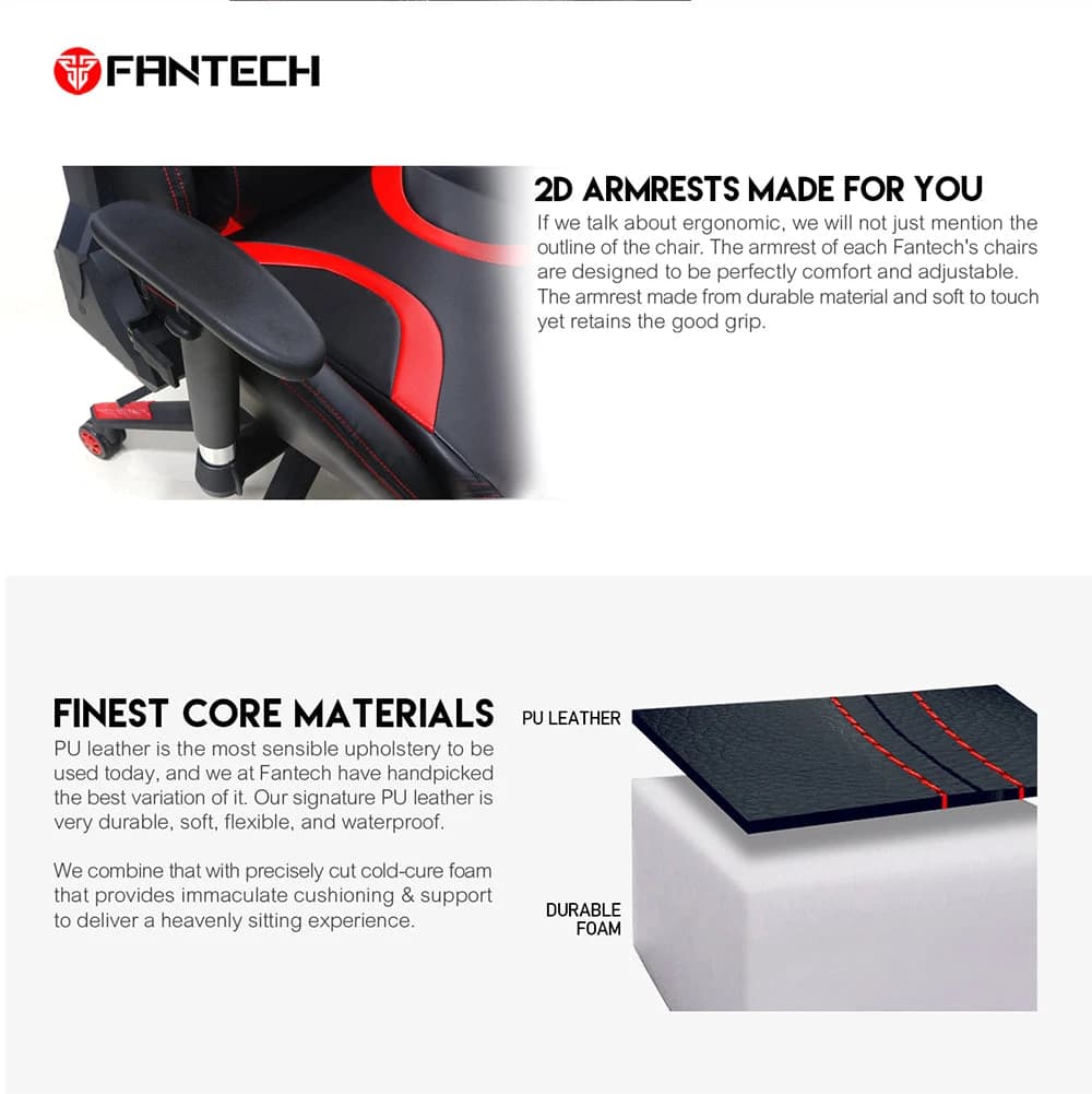 Fantech Alpha GC-181 Gaming Chair | Red