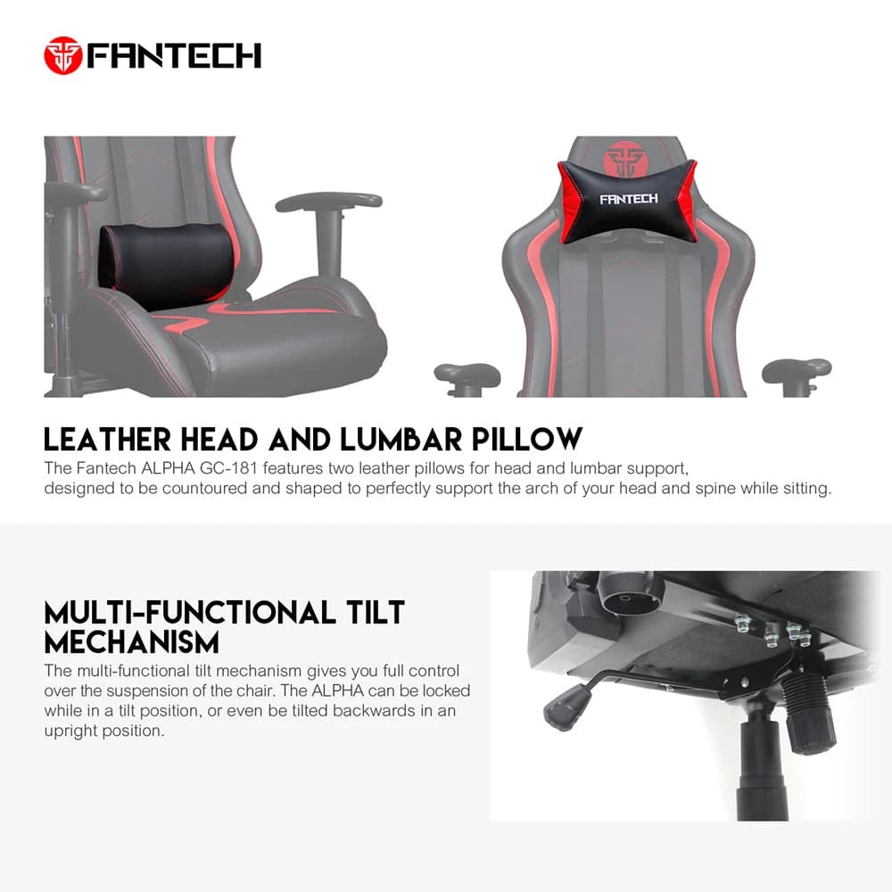 Fantech Alpha GC-181 Gaming Chair | Red