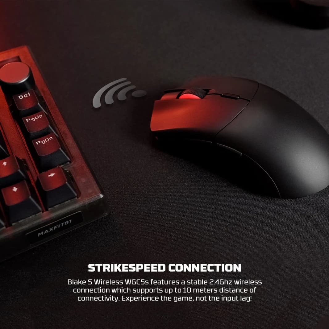 FANTECH WGC5S Blake S Dual Mode Wireless Gaming Mouse - Black