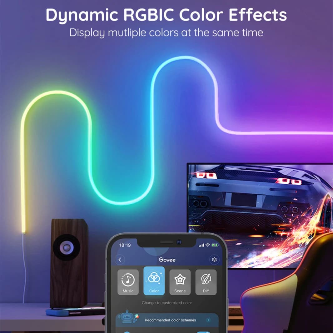 RGB Smart IC USB Neon LED Strip Lights