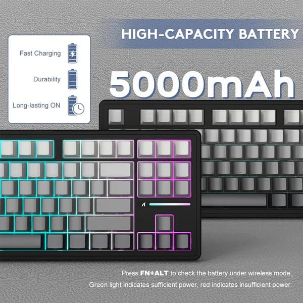 ATTACK SHARK M87 PRO Wireless Mechanical Gaming Keyboard