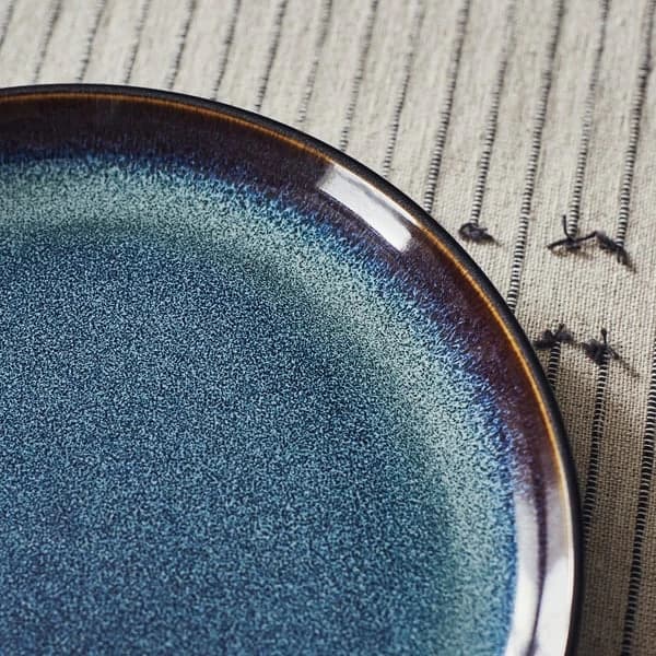 Side plate, dark grey, 20 cm