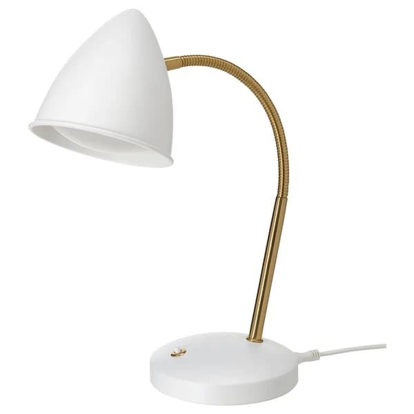مصباح عمل LED، أحمر/لون نحاسي