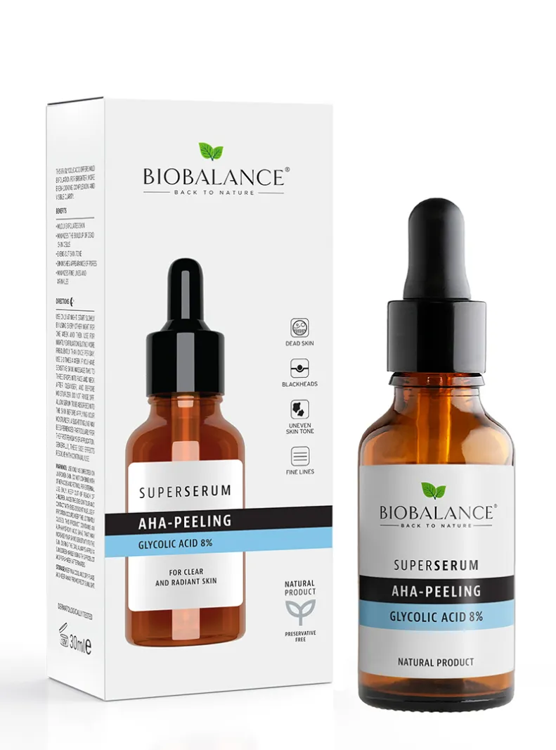 BIO BALANCE AHA PEELING GLYCOLIC ACID 8% SUPER SERUM