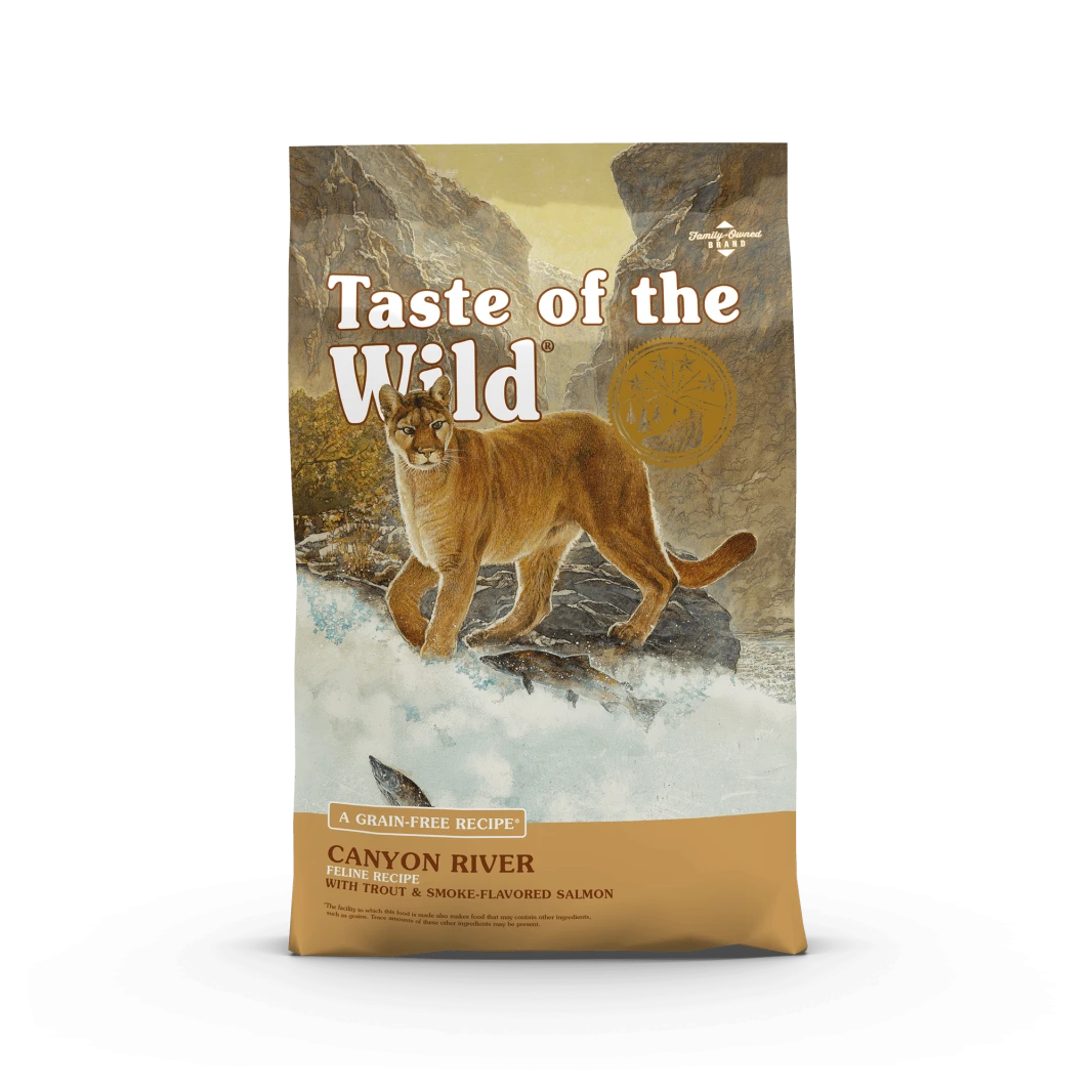 Taste of the wild (Cats) / Canyon River Feline Recipe with Trout & Smoke-Flavored Salmon