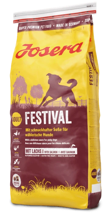 JOSERA Festival Dry Dog Food (Complete Feed for Adult Dogs) - 12.5 kg