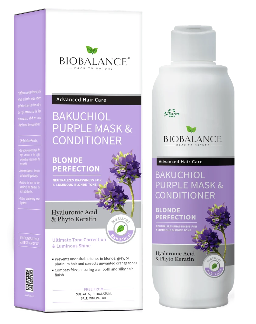 BioBalance PURPLE MASK & CONDITIONER BLONDE PERFECTION 330ml