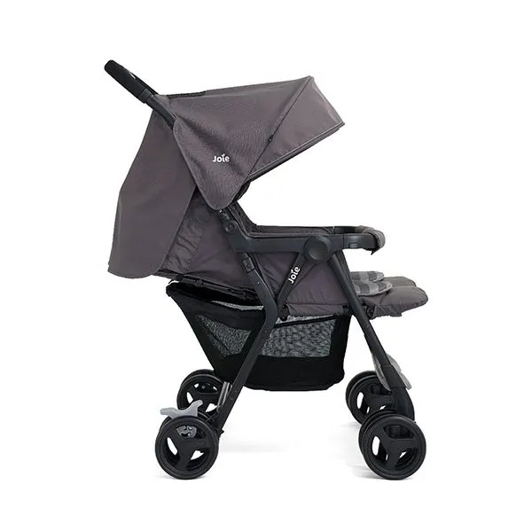 Joy Aire Twin Stroller - Dark Grey