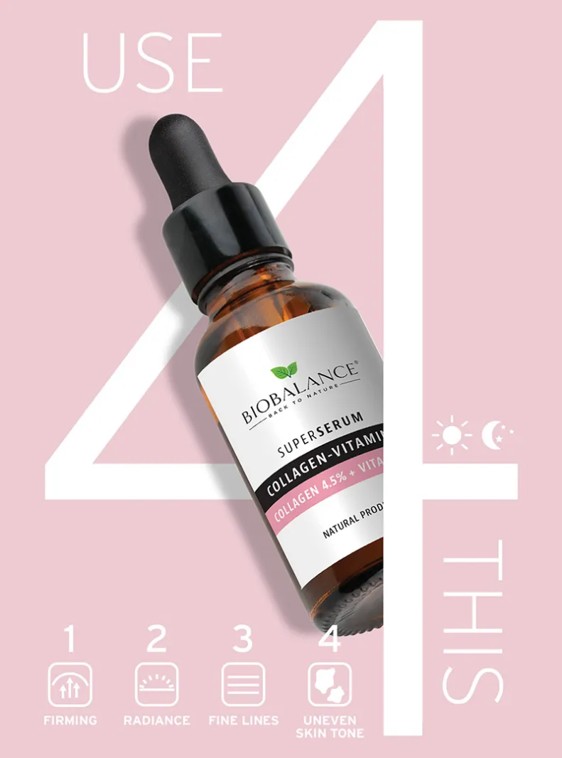 BIO BALANCE COLLAGEN -VITAMIN C COLLAGEN 4,5% + VITAMIN C 0,5% SUPER SERUM