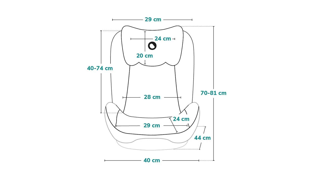 Lionelo Levi Simple – child safety seat 9-36 kg