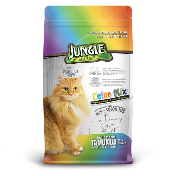 JUNGLE ADULT CAT MIX 15 KG