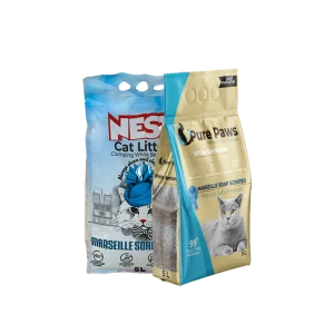 Nest or Pure Paws Premium Clumping Cat Litter - 5 Bags x 5 Liter