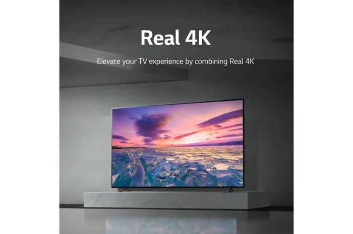 تلفزيون فائق الوضوح (UHD) بدقة 4K مقاس 55 بوصة من السلسلة UQ7500، مع HDR (النطاق الديناميكي العالي) النشط 4K وتقنية ThinQ AIللتلفزيون الذكي بنظام التشغيل webOS