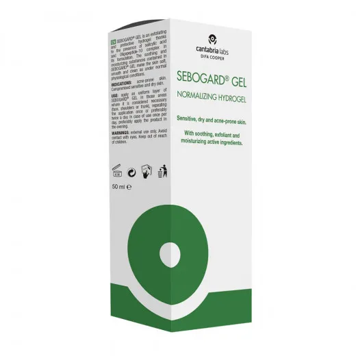 Sebogard Normalizing Hydrogel With Salicylic Acid For Sensitive Acne Prone Skin- 50Ml - Sebogard