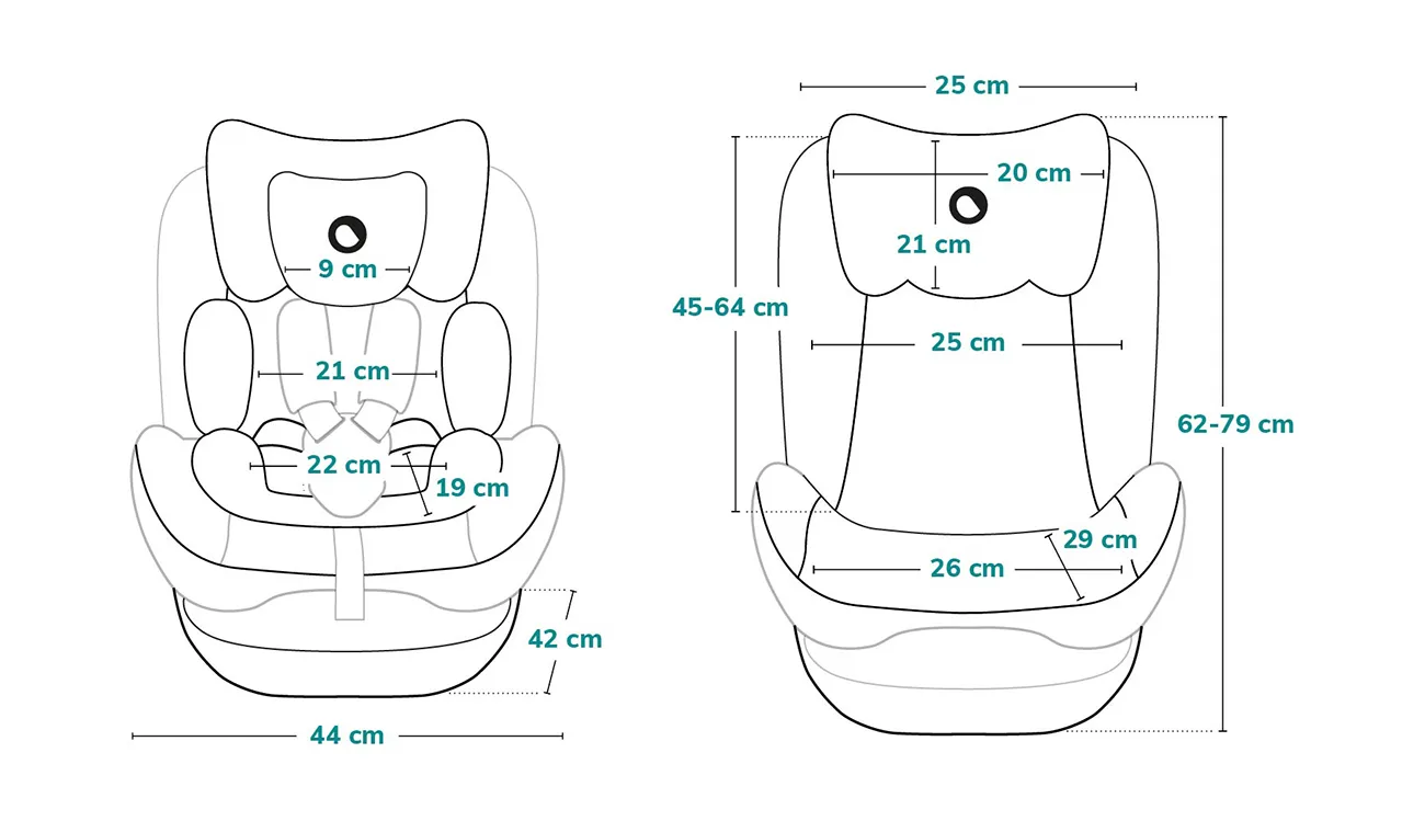 Lionelo Bastiaan One Onyx – child safety seat 0-36 kg