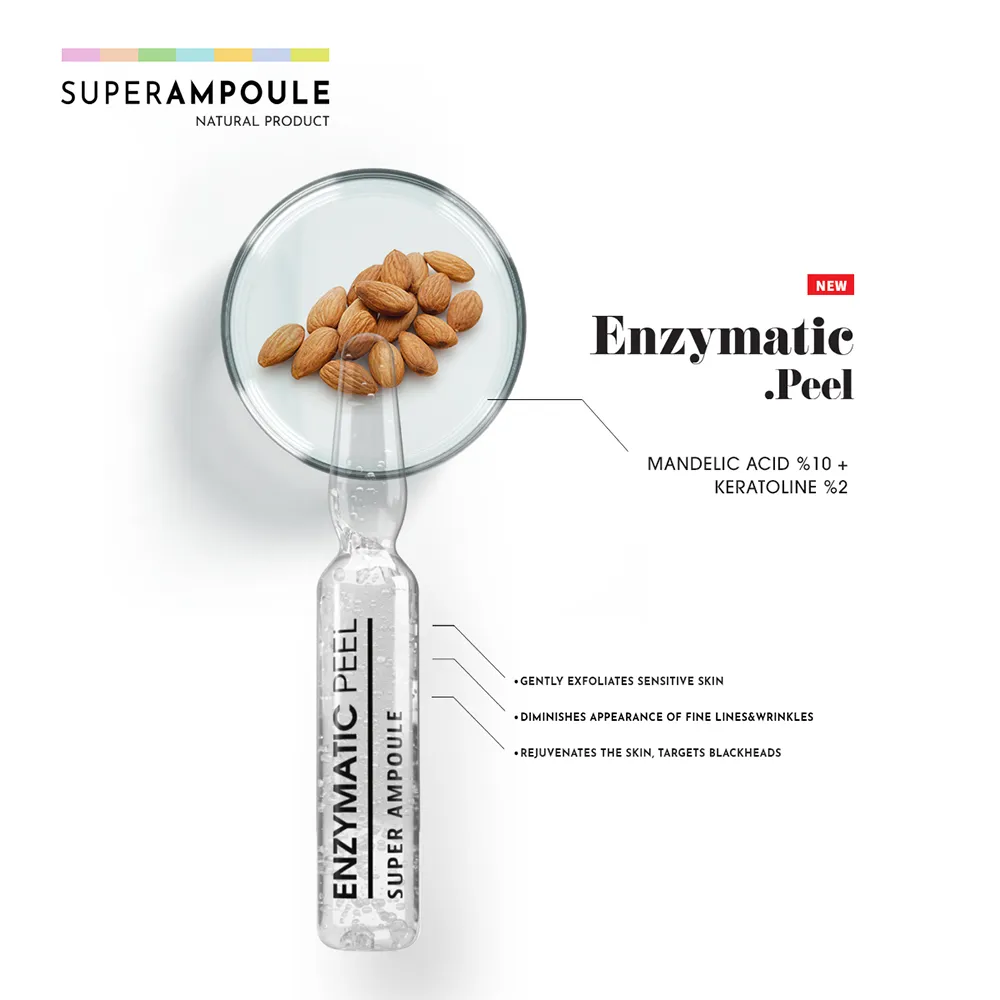 ENZYMATIC PEEL SUPER AMPOULE % الكيراتولين 2%+حمض الماندليك10